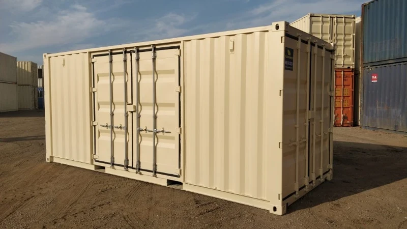 20ft Quad Door Shipping Container