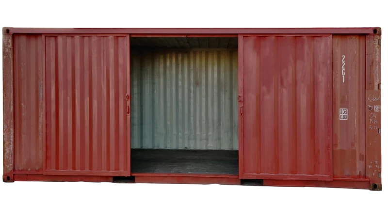 20ft Storage Container With Barn Doors